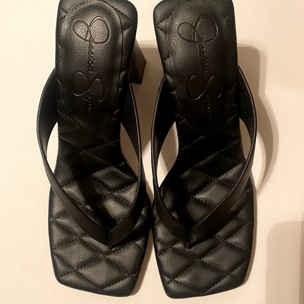 COPY - Women's Arlon Slip-On Square-Toe Thong Sandals